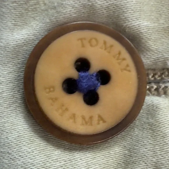 Tommy Bahama Khaki Flat-Front Relaxed Chino Pants - Size 35x30 - Picture 9 of 12